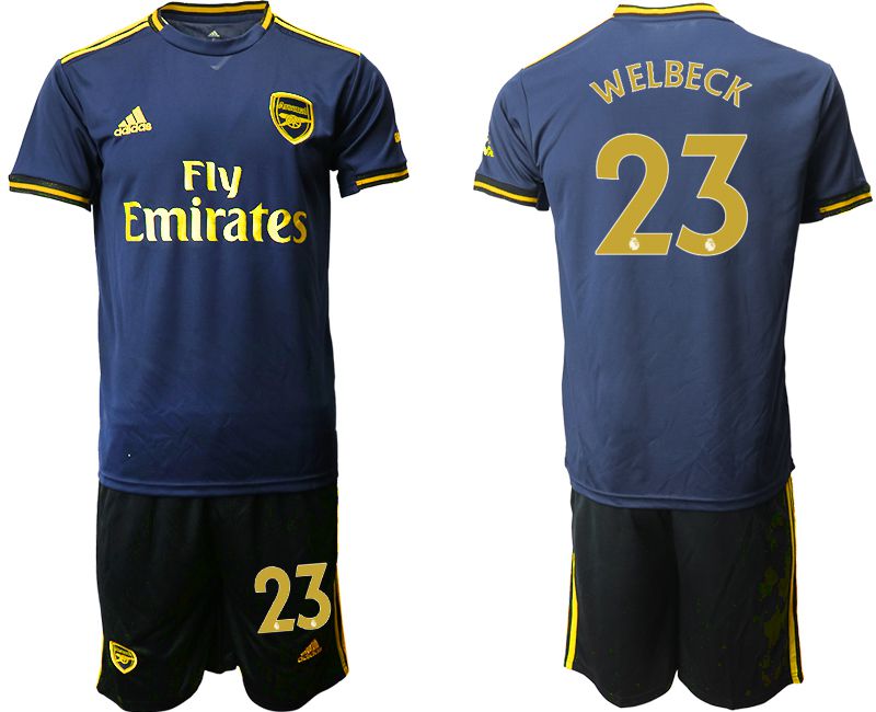 Men 2019-2020 club Arsenal away #23 blue Soccer Jerseys